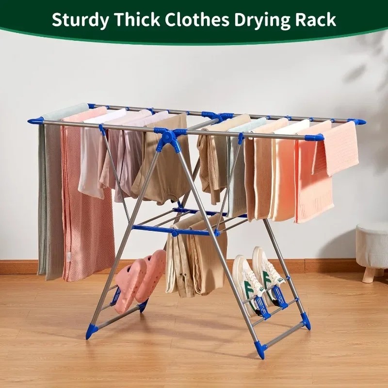 Laundry Basket Cloth Hangers For Clothes Folding Clothes Drying Rack Hanger Lingerie Dryer Sheet