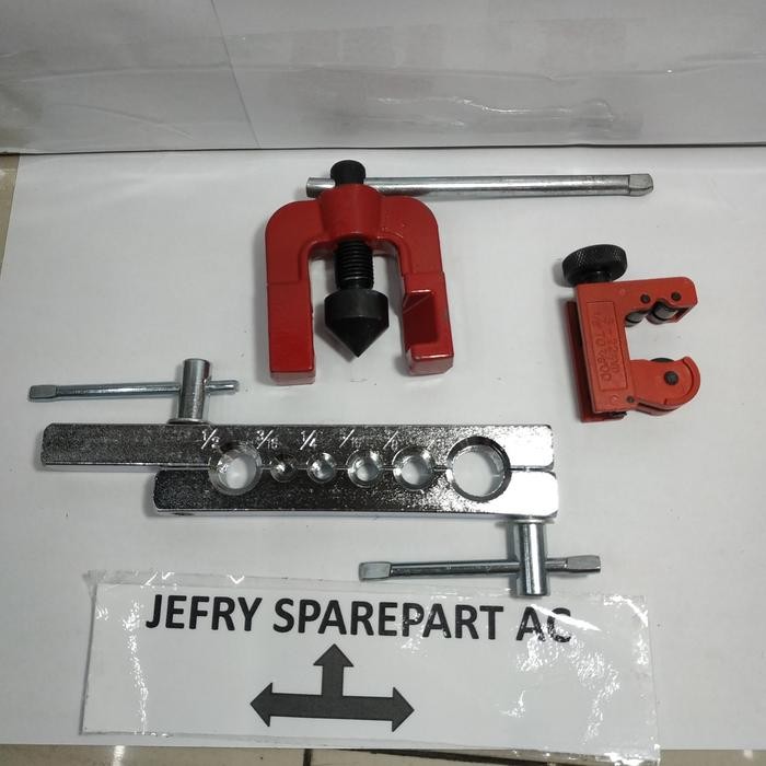 

Rakitan- Flaring single CT 195 + cutter pipa mini CT 128 flaring tool