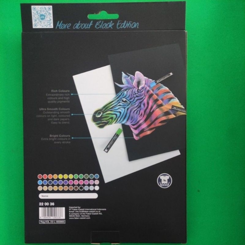 

[READY] Oil Pastel Crayon BLACK Edition 36 Warna Faber Castell Premium Collection