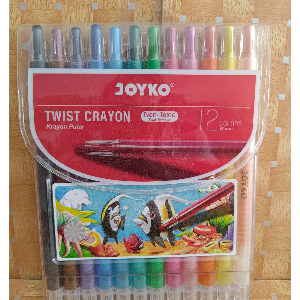 

[READY] Krayon Putar Joyko Panjang / Twist Crayon Joyko TWCR-12S