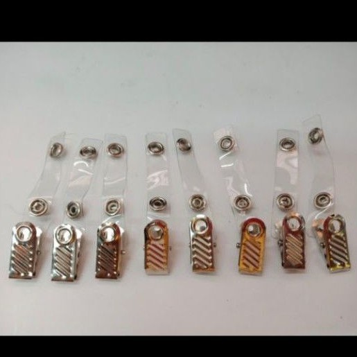 

JH8 jepit garis name tag id card