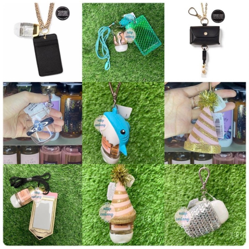 

JH8 BBW BATH & BODY WORKS ID CARD HOLDER / HAND POCKET SANITIZER HOLDER