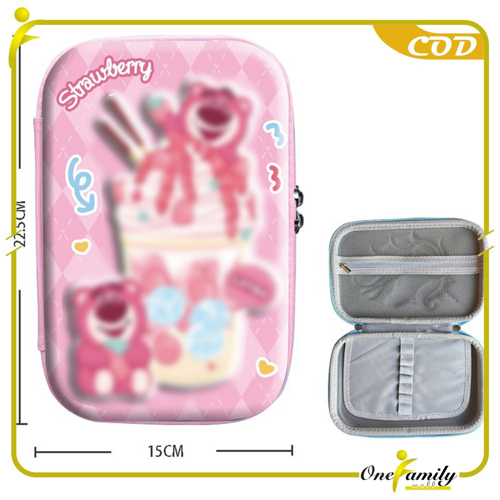 

JH8 ONE-A82 Kotak Pensil 3D Karakter Kartun Lucu / Tempat Pensil Anak Sekolah / Kotak Pensil Besar