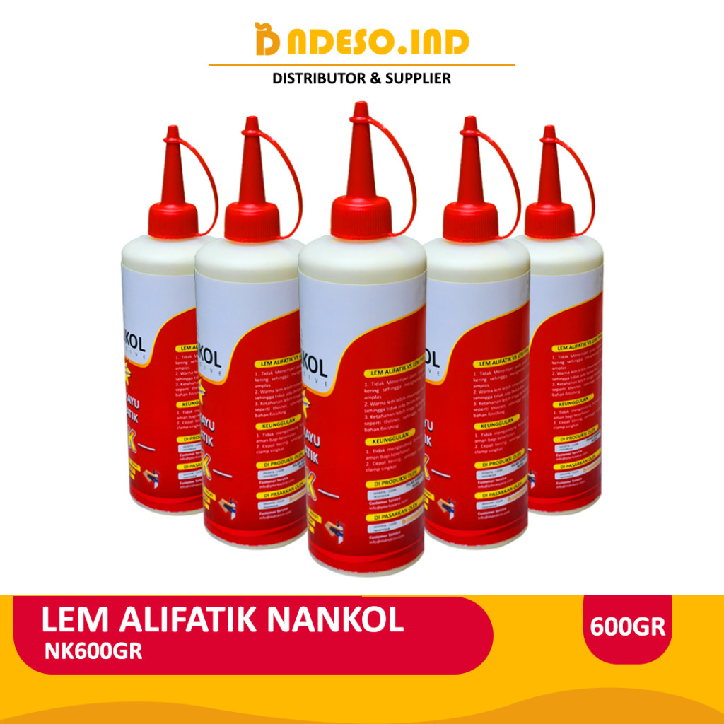 

JH8 Lem Kayu Alifatik Nankol NK - 600Gr