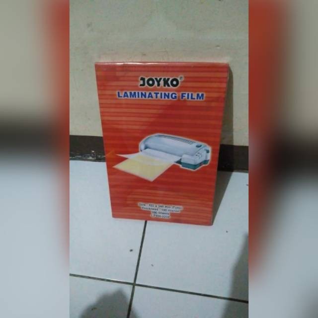 

JH8 plastik laminating F4 joyko laminasi panas hot 100 micron