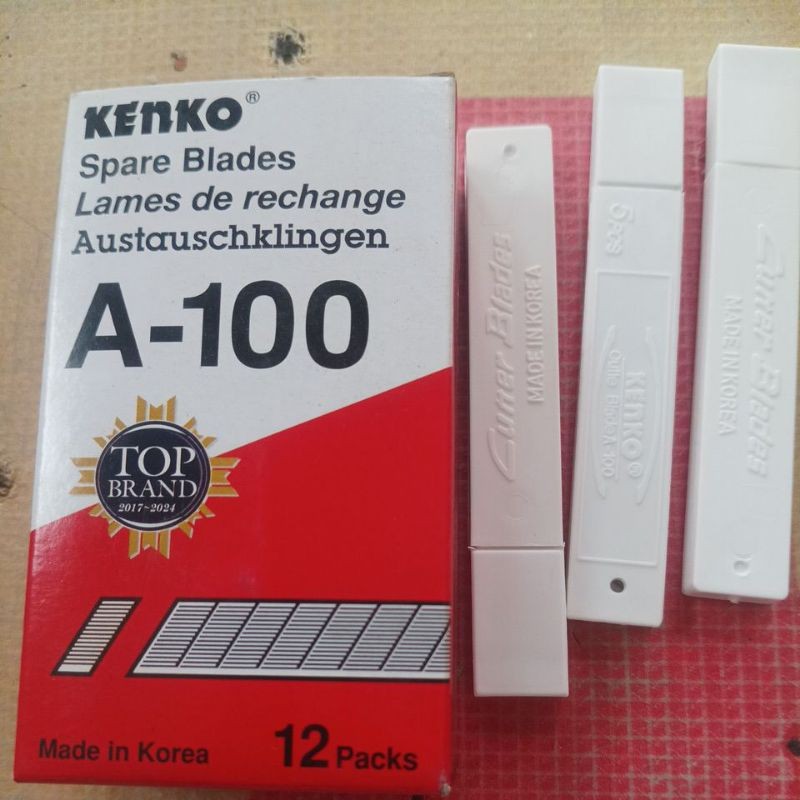 

JH8 PROMO...Isi cutter a100 kenko. produk original ya. ada made in koreanya. perpak 12tube.