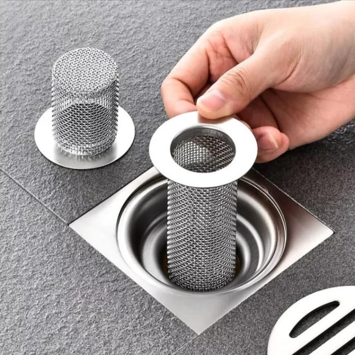 Fixter- Saringan Lubang Kamar Mandi Anti Kecoa Penutup Lubang Air Toilet