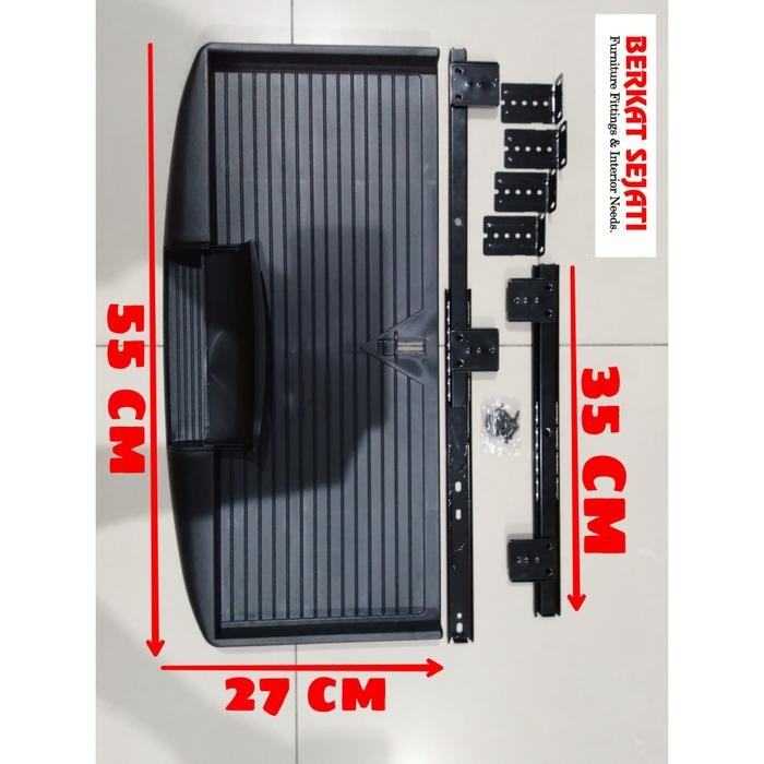 Rak Keyboard Tray Rel Laci Tempat Tatakan Keyboard Meja Komputer ROK2