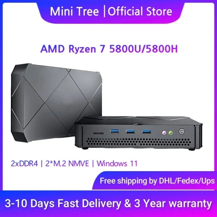 Cooling Fan AMD Mini PC Gamer Ryzen9 5900HX R7 5800H 5625U Desktop
