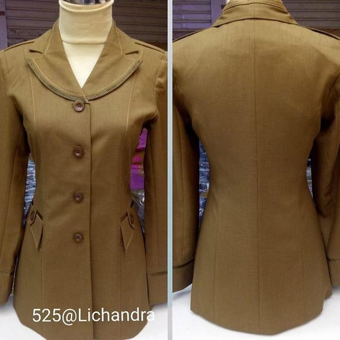 TERMURAH seragam pemda wanita / seragam pns guru / lichandra original / pdh pns READY STOCK