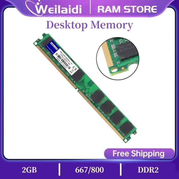 DDR2 2GB 4GB 667MHZ 800Mhz PC2-5300 PC-6400 PC Memoria RAM Module