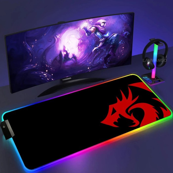 Redragon Laptop Accessories Gamer RGB Mouse Pad Deskmat Keyboard Mat
