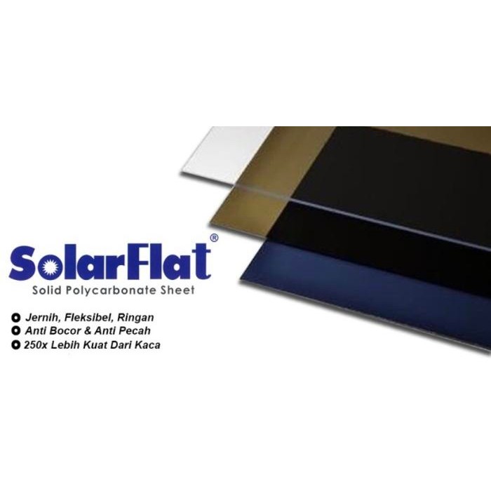 Fixco- SOLARFLAT POLYCARBONATE ATAP