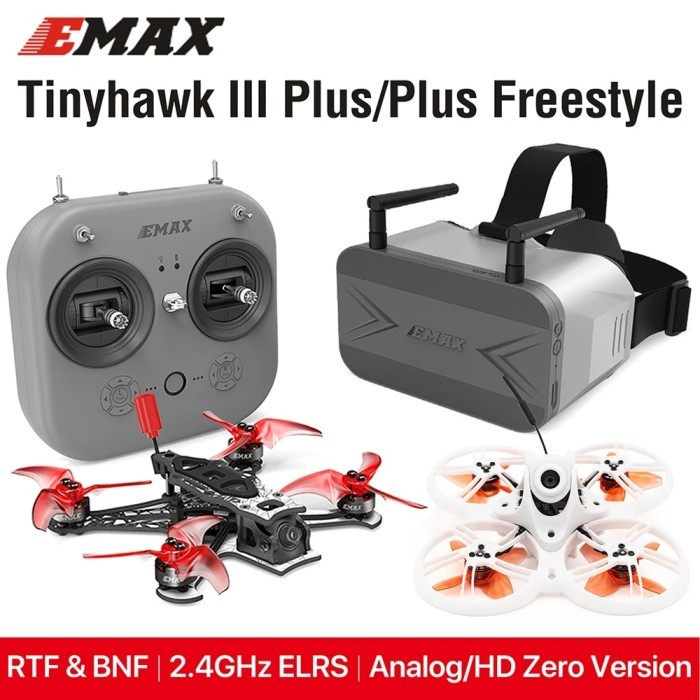 EMAX Tinyhawk III Plus/Plus Freestyle FPV Racing Drone Kit RTF BNF