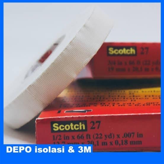 Top 3M Scotch 27 3/4 Glass Cloth Tape -
