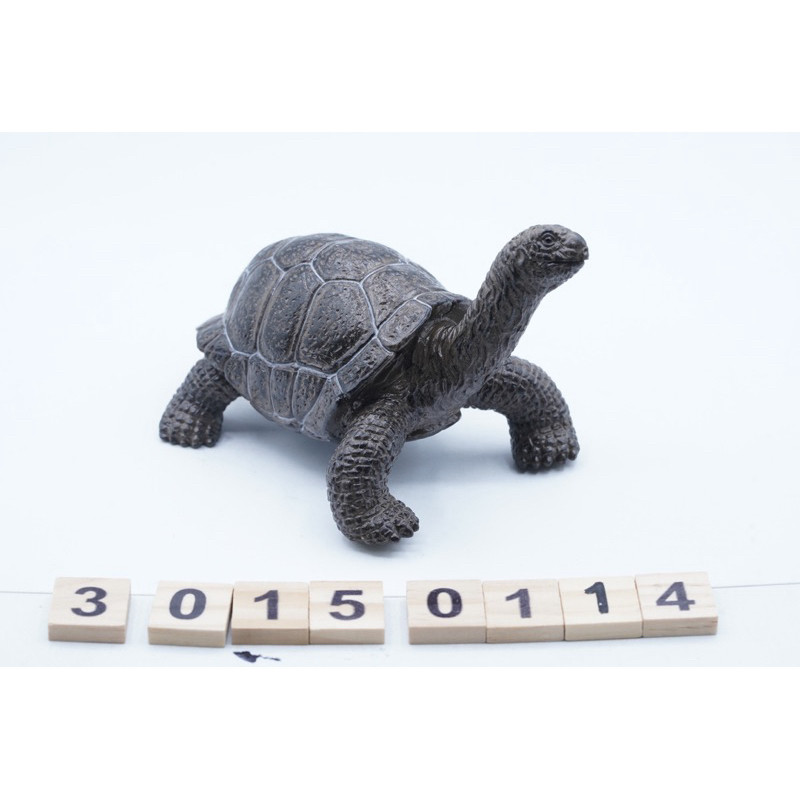 Giant Tortoise Galapagos Leatck B Mainan Binatang Miniature Edukasi Anak Hewan Animal Furine