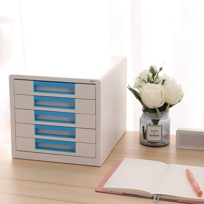 

Promo Deli File Kabinet Biru/Pink, Bahan Plastik, 5Ruang Penyimpanan Ez010Xx Tbk