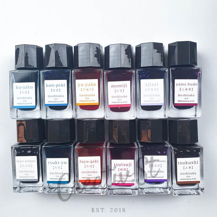 

Ready JT Pilot Iroshizuku Fountain Pen Ink Tinta Pena Warna