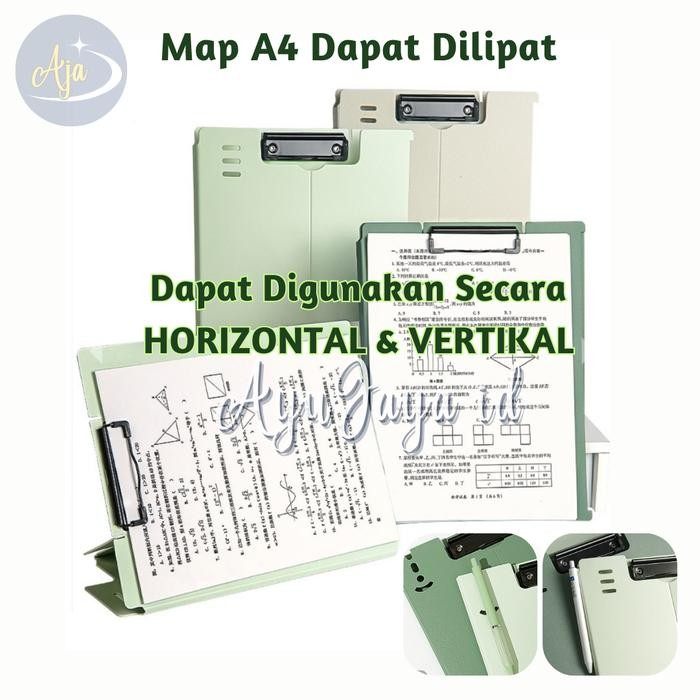 

Ready JT Map Folder Lipat Multifungsi File Clipboard A4 Jepit Atas