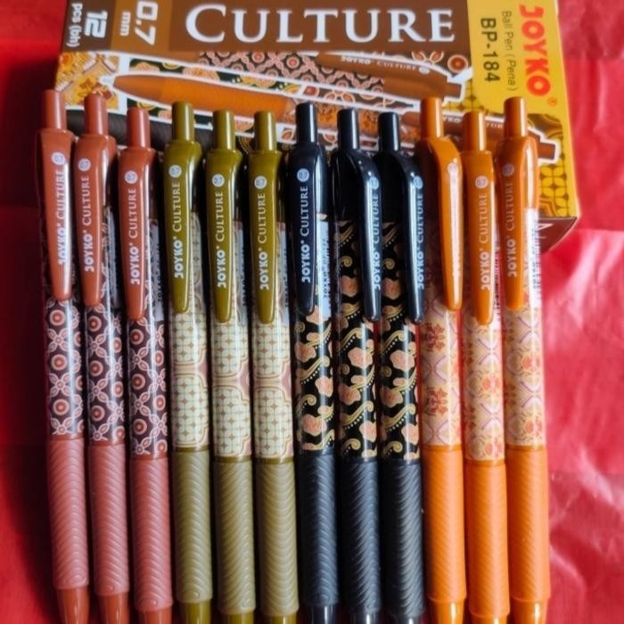 

Ready JT pulpen Joyko batik Culture BP-184 0.7 (harga 1 lusin)