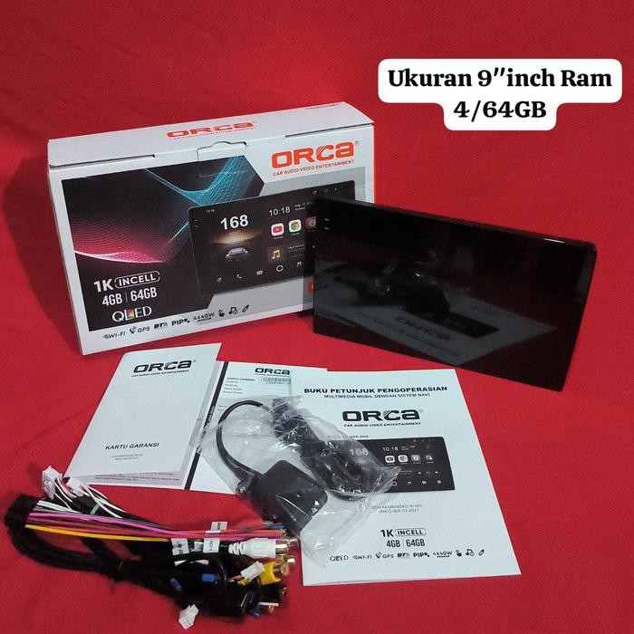HU Android Orca ECO 1K Incel Ram 4/64 GB Ukuran 9 inci - Qled Orca TERLARIS