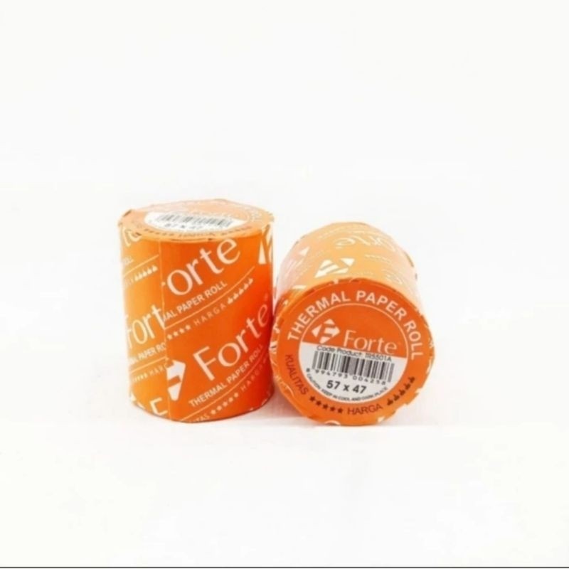 

Kertas Struk Kasir 57x47 mm Forte / Dus 120 Roll
