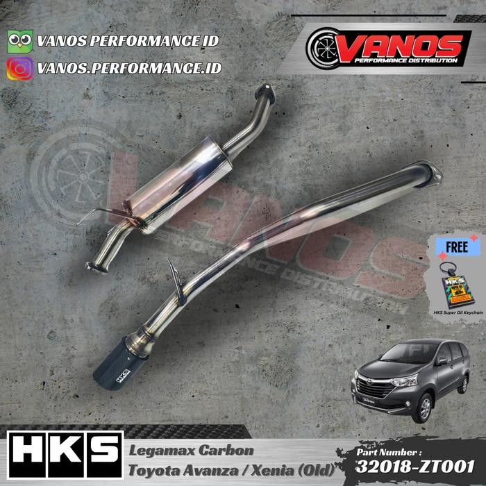 Hks Legamax Exhaust Carbon Tip - Toyota Avanza Xenia ( Knalpot )