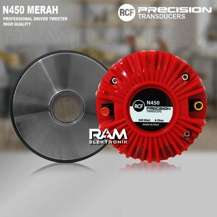 Driver Twiter Tweter Tweeter RCF N450 N 450 N450 Merah Grade A TERLARIS