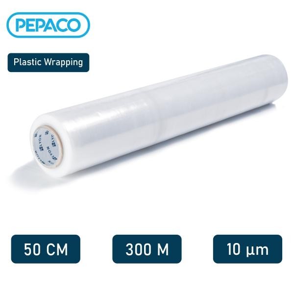 Plastic Wrapping Clear 10 Micron x 300 M x 50 CM
