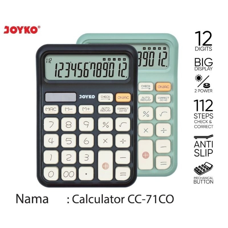

Calculator CC-71CO Joyko