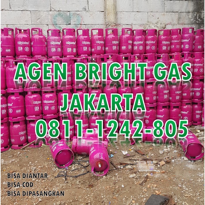 [Expert] TABUNG BRIGHT GAS 5,G KG PINK KOSONG