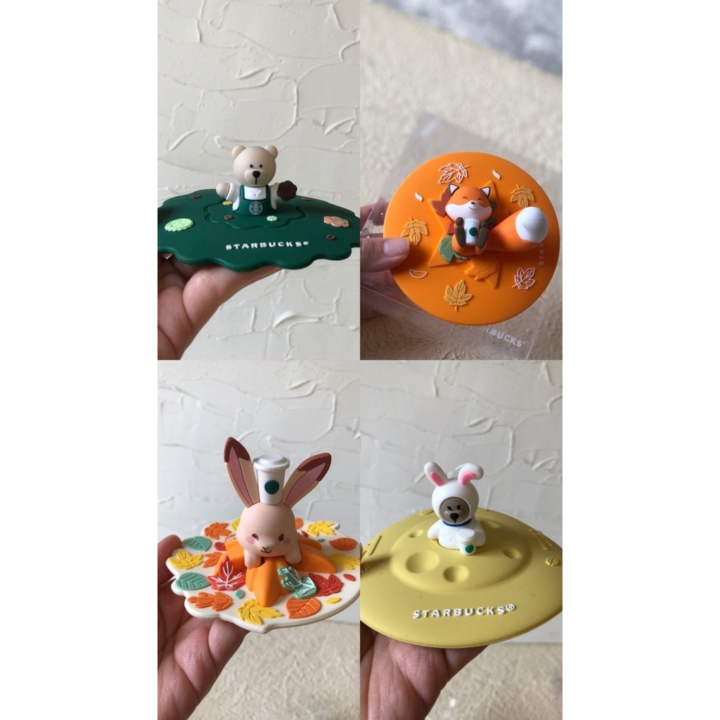 [Expert] Tutup gelas e Starbucks Starbucks Bearista Cup Lid Original