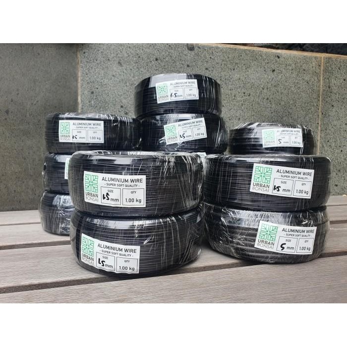 PREMIUM Kawat Bonsai Hitam 2mm 1kg (Peralatan Bonsai)