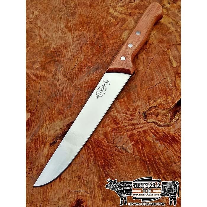 PREMIUM PISAU SEMBELIH BUTCHER F. DICK 21CM, BUBINGA WOOD HANDLE