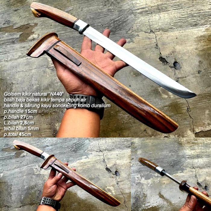PREMIUM golok sembelih bekas baja kikir