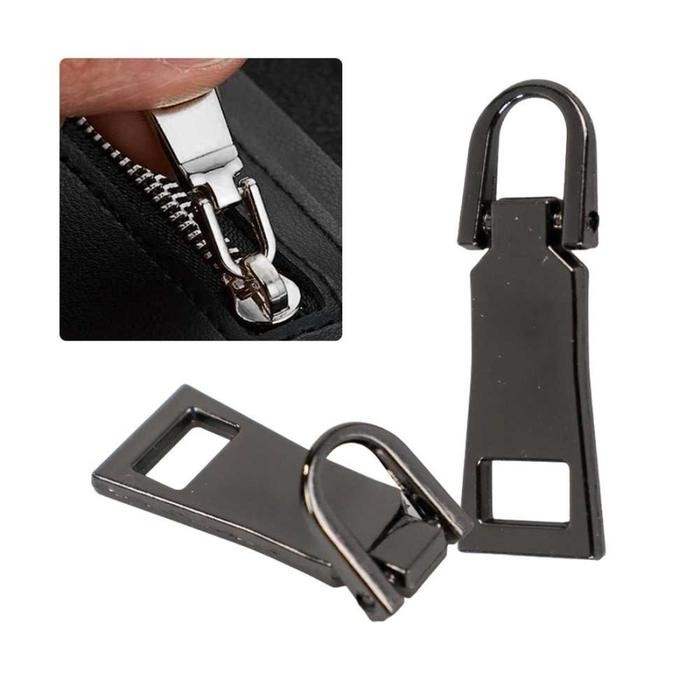 PREMIUM Kepala Resleting Tas Import Pengganti Pengait Seleting Zipper Head