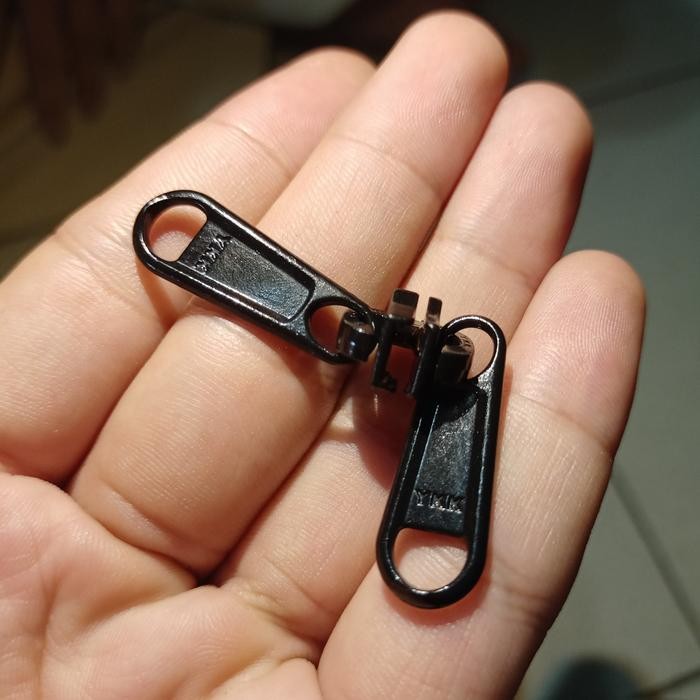PREMIUM kepala resleting ykk no 5 bolak balik double tarikan Zipper ykk no 5