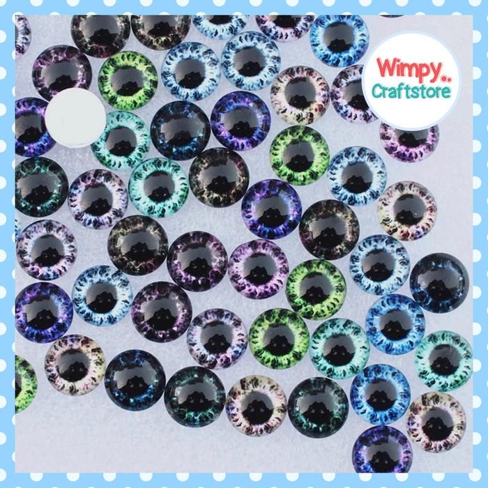 Baru&sTockBnyk-- Eye Chip S7 Bola Mata Figure Mata Boneka BJD Bahan Craft Clay