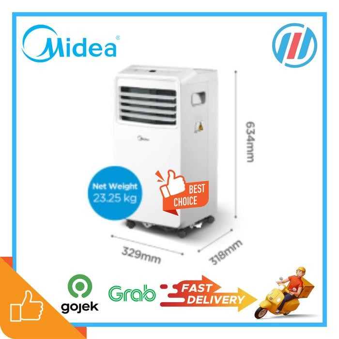 MIDEA AC PORTABLE 1/2 PK MPHA-05CRN MULTIPLE FUNCTION AC - 0.5 PK