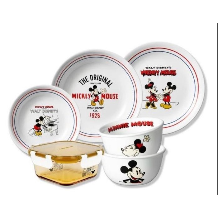 Ckey Corelle Set / Disney Corelle Set / Disney Plate Set