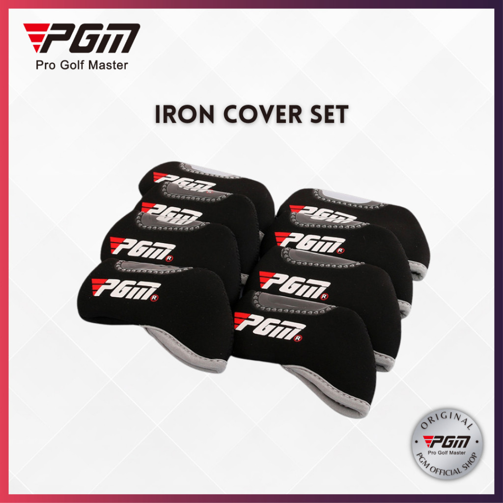 PGM Golf Iron Cover Set Pelindung Sarung Penutup Stick Iron Golf Protector
