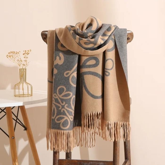 syal pashmina kashmir wanita premium