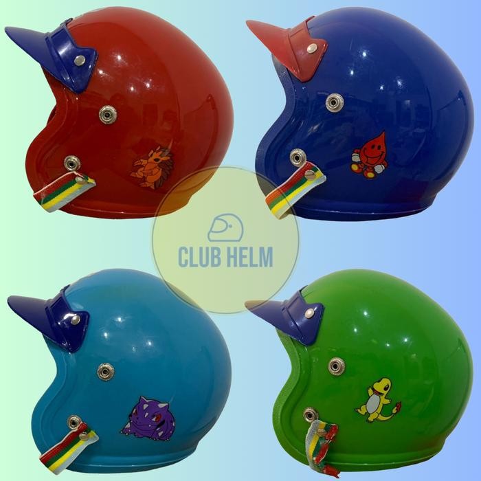 Helm Jadul Lawas Klasik Kiwi Bmx Original Anak Retro Classic Unik