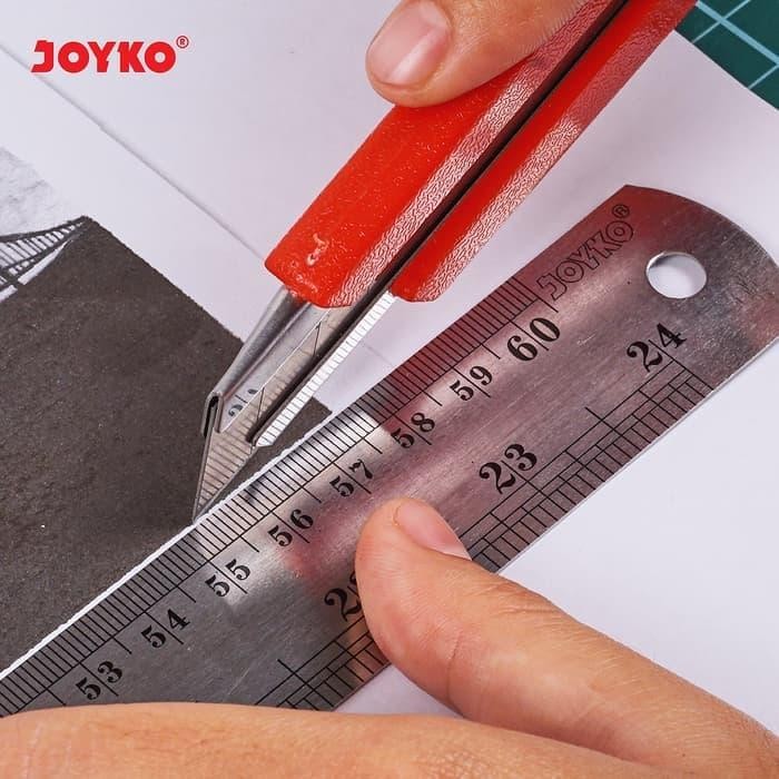

Ready JT Joyko Stainless Stainles Ruler Penggaris Besi RL-ST60 60 cm ORIGINAL