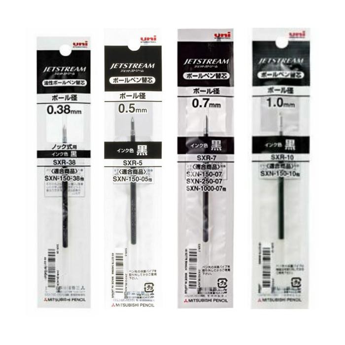 

Ready JT Uni Jetstream Refill Ballpoint Ink 0.38 0.5 0.7 1.0 SXR38 SXR5 SXR7