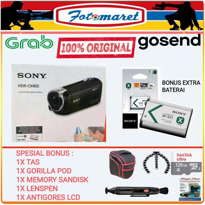 HANDYCAM SONY HDR-CX405 / CAMCORDER SONY HDR CX-405 / SONY CX405