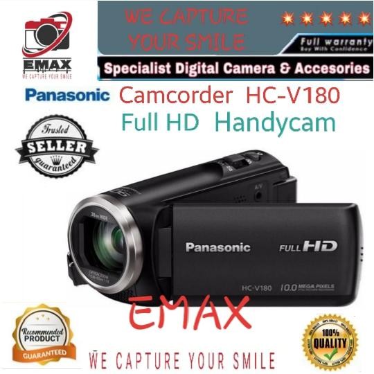 Panasonic HC-V180 Full HD Camcorder HC V180 Handycam Panasonic V180