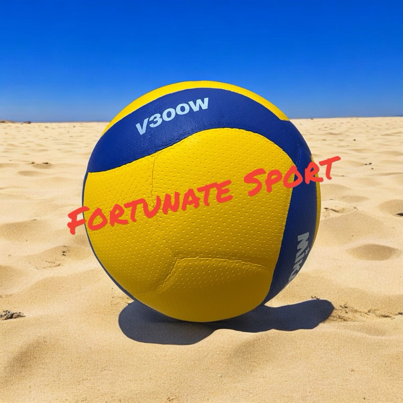 Bola Voli Mikasa V300W Bintik Bagus (Free Jaring dan Pentil Bola)