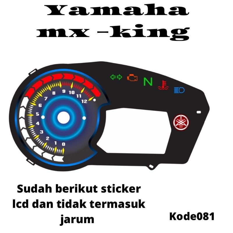 Papan panel Custome speedometer MX KING 150