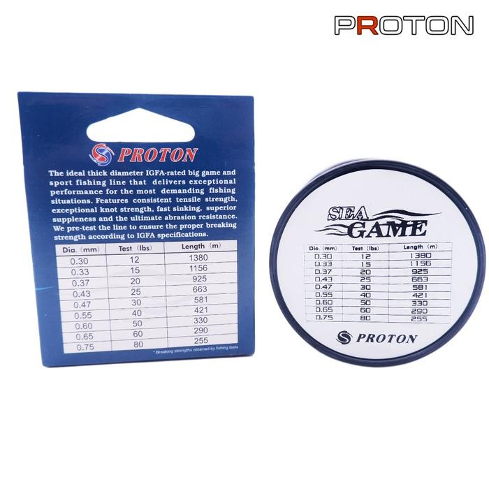 Senar Pancing Proton Seagame Monofilament Line Made In Japan